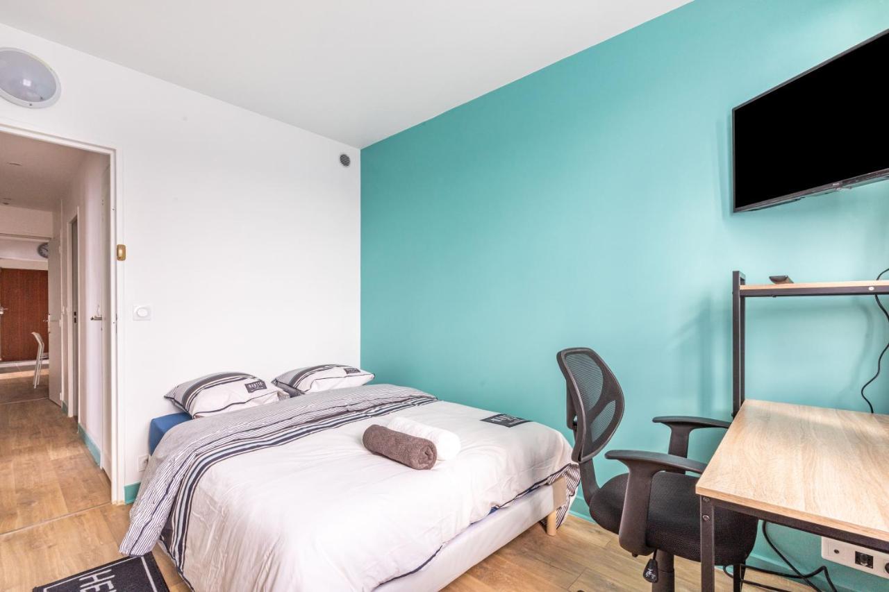 Ferienwohnung Chic Apart With Parking Mantes-la-Jolie Exterior foto